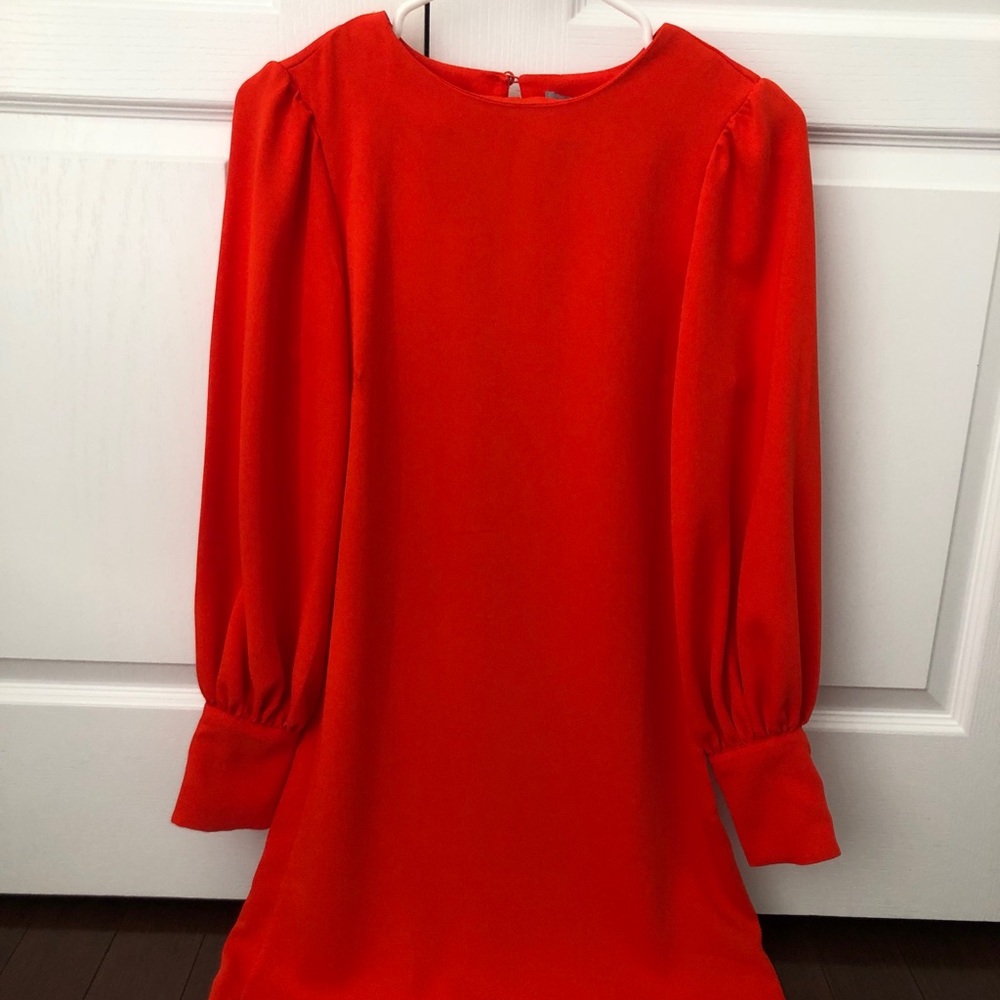 Sunburnt orange dress
